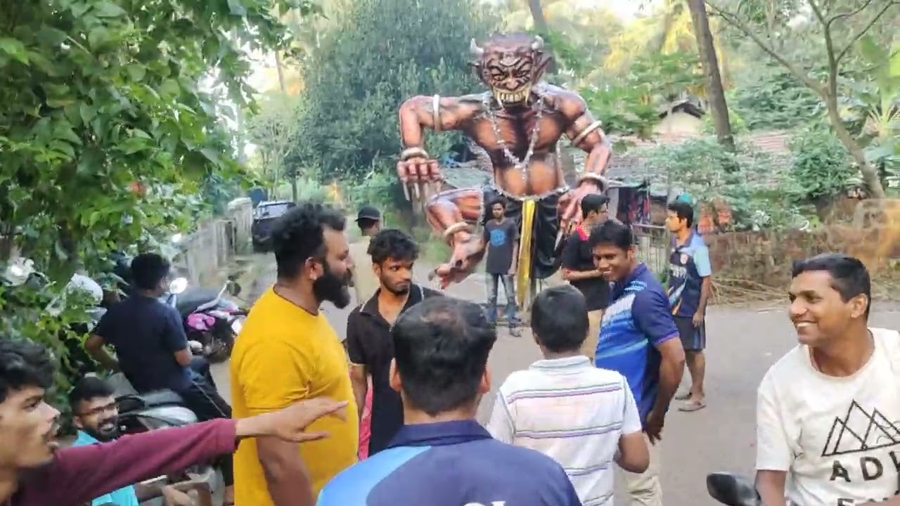 Narkasur Making Year 2022.. Narkasur in Goa Diwali Festival..