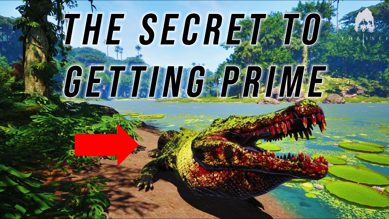 Deinosuchus | The SECRET To Getting PRIME - The Isle Evrima