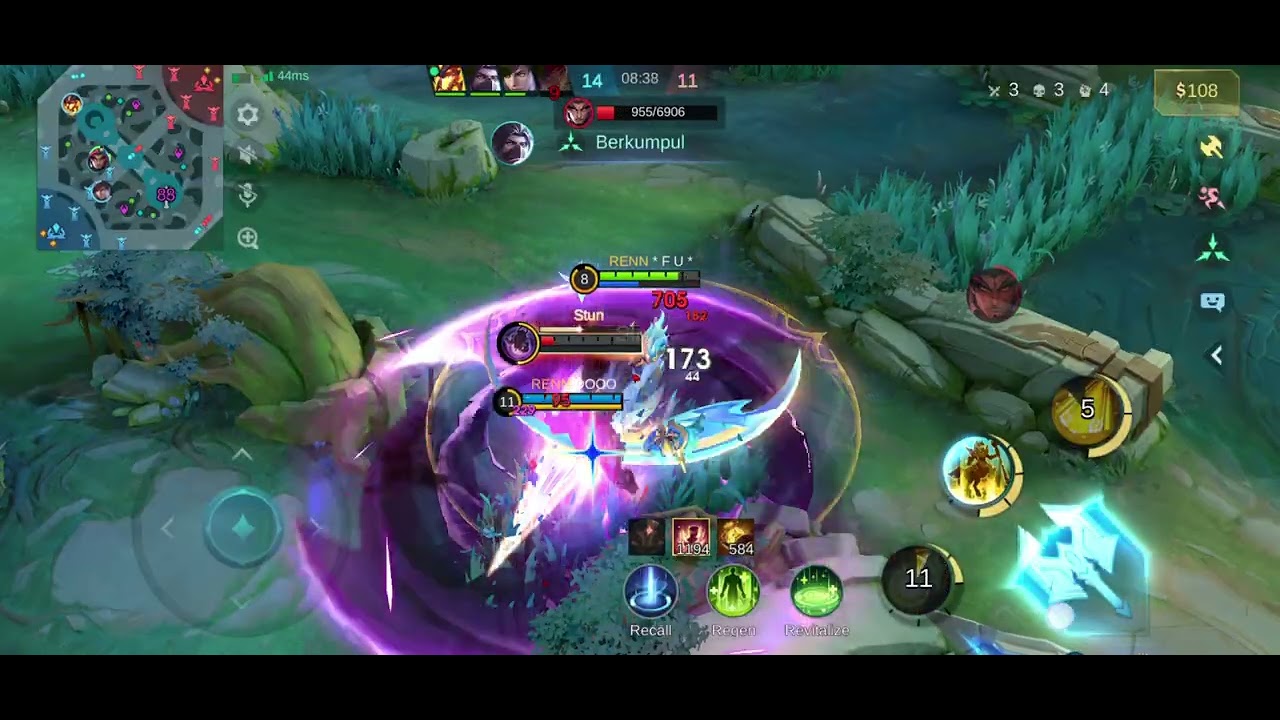 Siap Yang Menghadang Langsung Ditendang #mobilelegends #roamsupport #mlbb #roam 