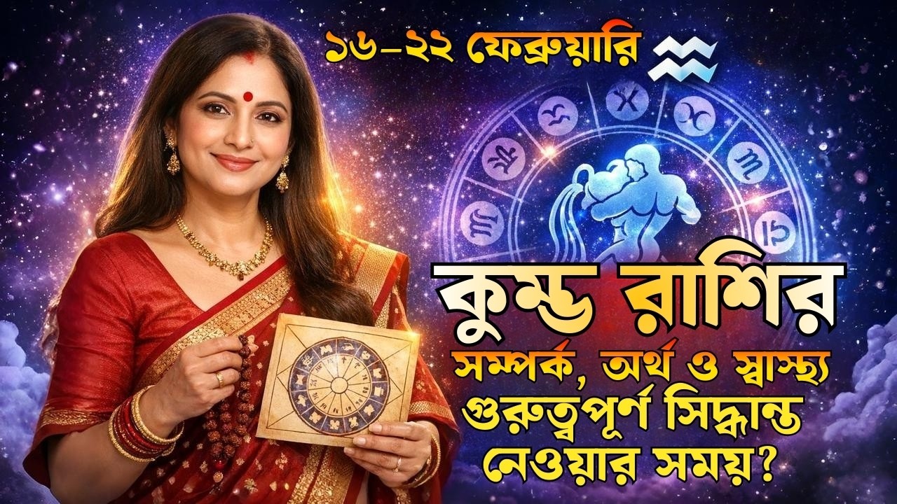 কুম্ভ রাশির সপ্তাহিক ভবিষ্যৎ | প্রেম, সম্পর্ক ও স্বাস্থ্য  | Aquarius Weekly Horoscope