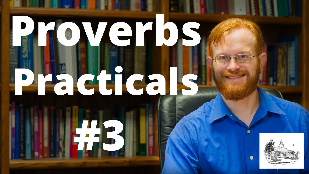 Proverbs Practicals 3 - Proverbs 17 4 -- Soul Synergy