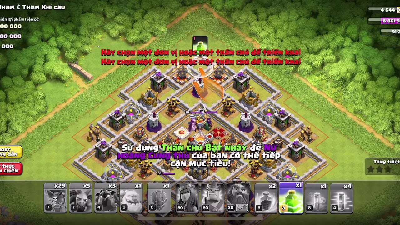Clash of clans combo hall 11 đĩnh cao