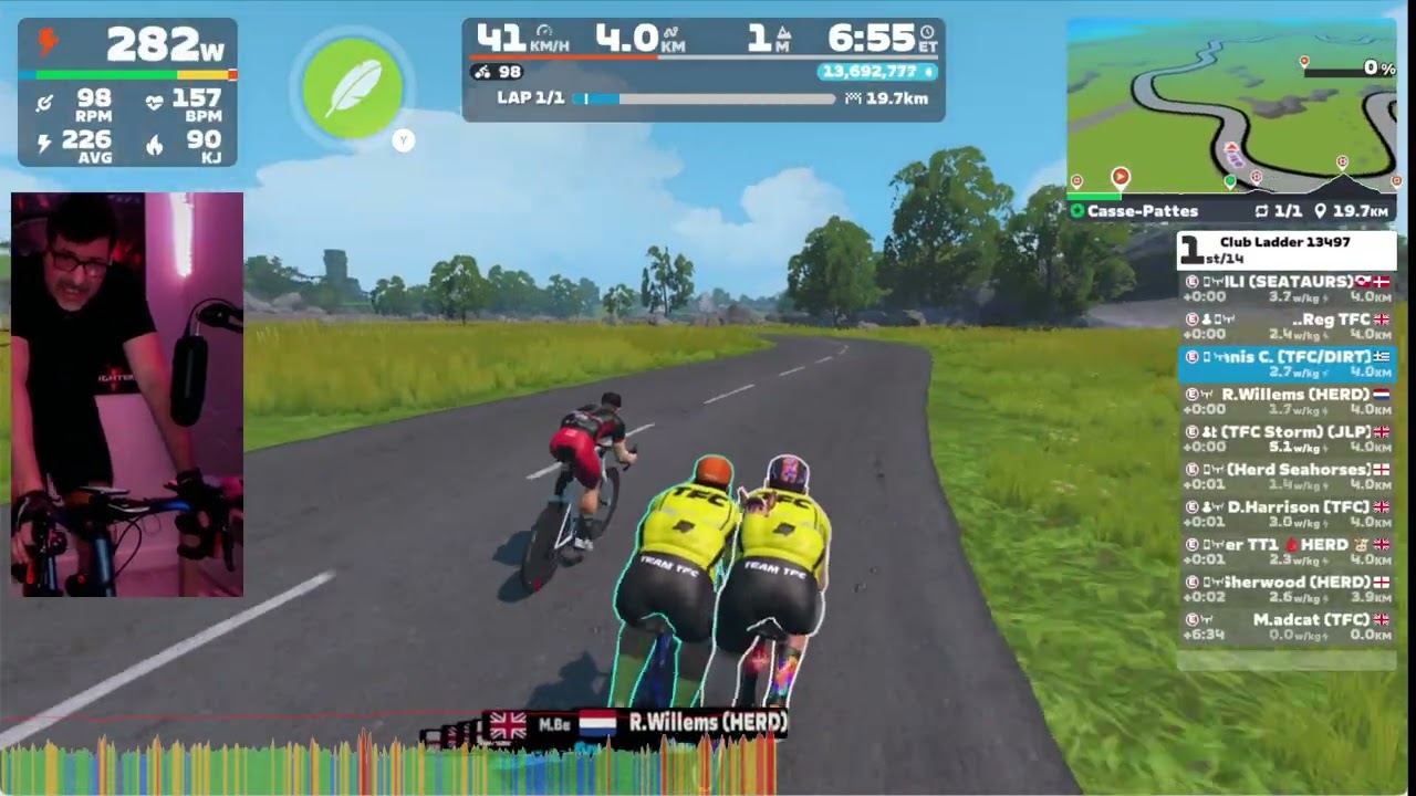 TFC Omega vs Herd of Seataurs - Casse-Pattes - 2026-02-23 #clubladder 13497 #zwift