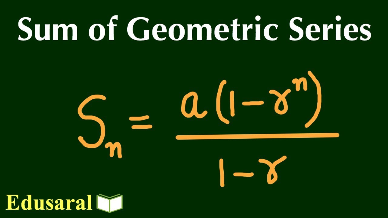 Sum of Geometric Series in Hindi | IIT JEE Concepts - Edusaral