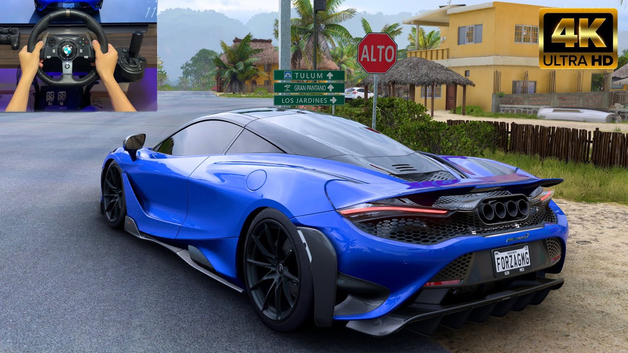 McLaren 765LT - Forza Horizon 5 ( Logitech G920 Steering Wheel ) |4K| Gameplay