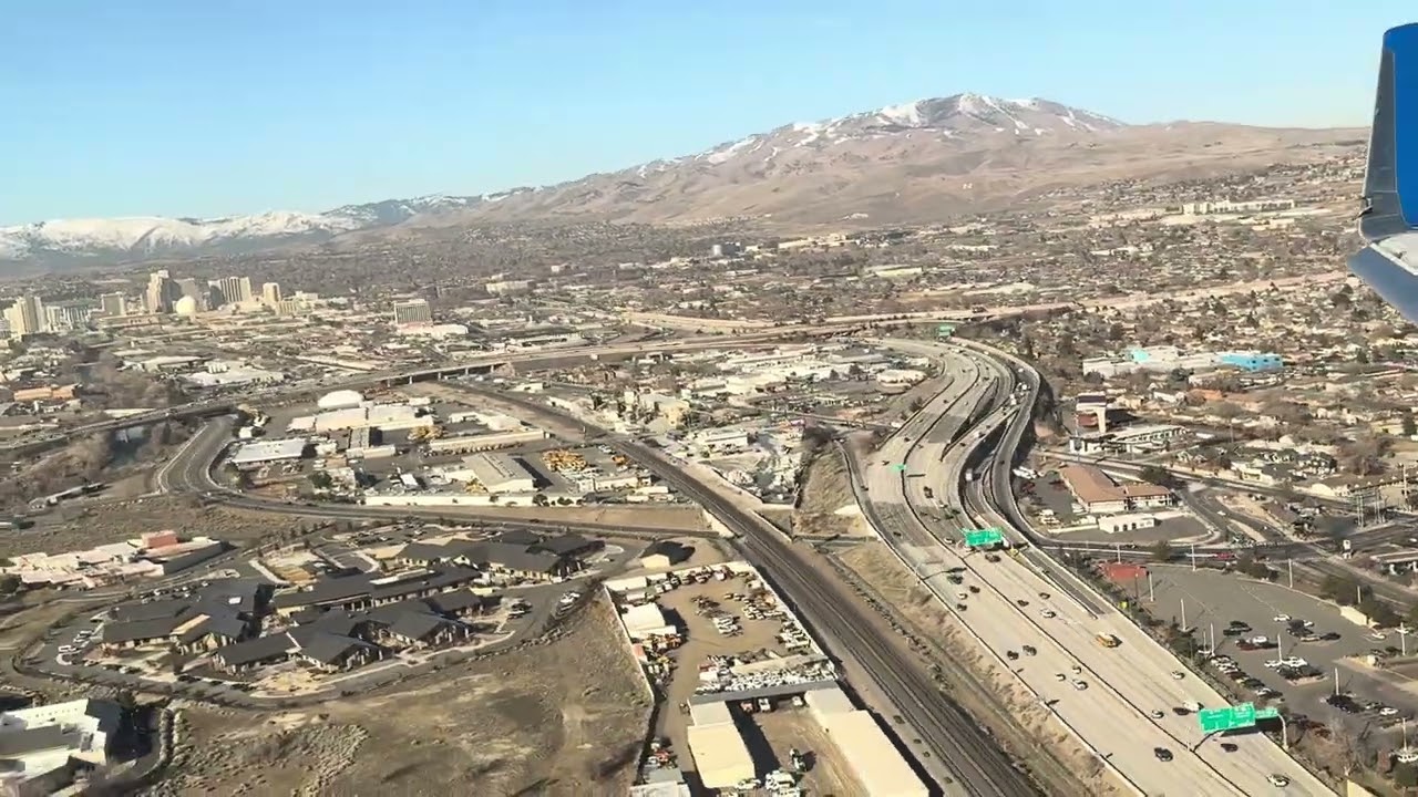 Embraer E175 Reno Tahoe RNO Landing February 3, 2026