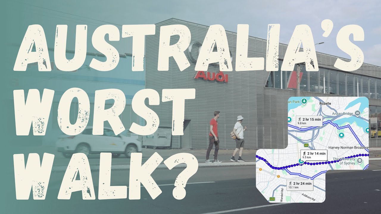 I walked 10km down Parramatta Road