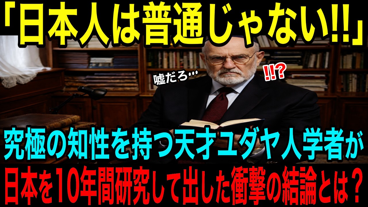 【海外の反応】「知れば知るほど理解できない！」天才ユダヤ人人類学者が10年もの歳月を使って日本を研究した結果が驚愕！