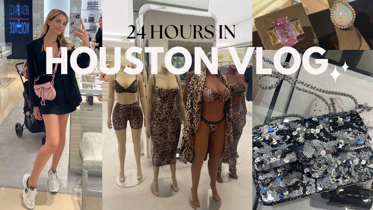 24 HOURS IN HOUSTON AT THE GALLERIA MALL✨ | CHANEL, NEIMAN MARCUS, SKIMS (UNBOXING)  ✨😍✨💕🎁🛍💰🎄💳✈️