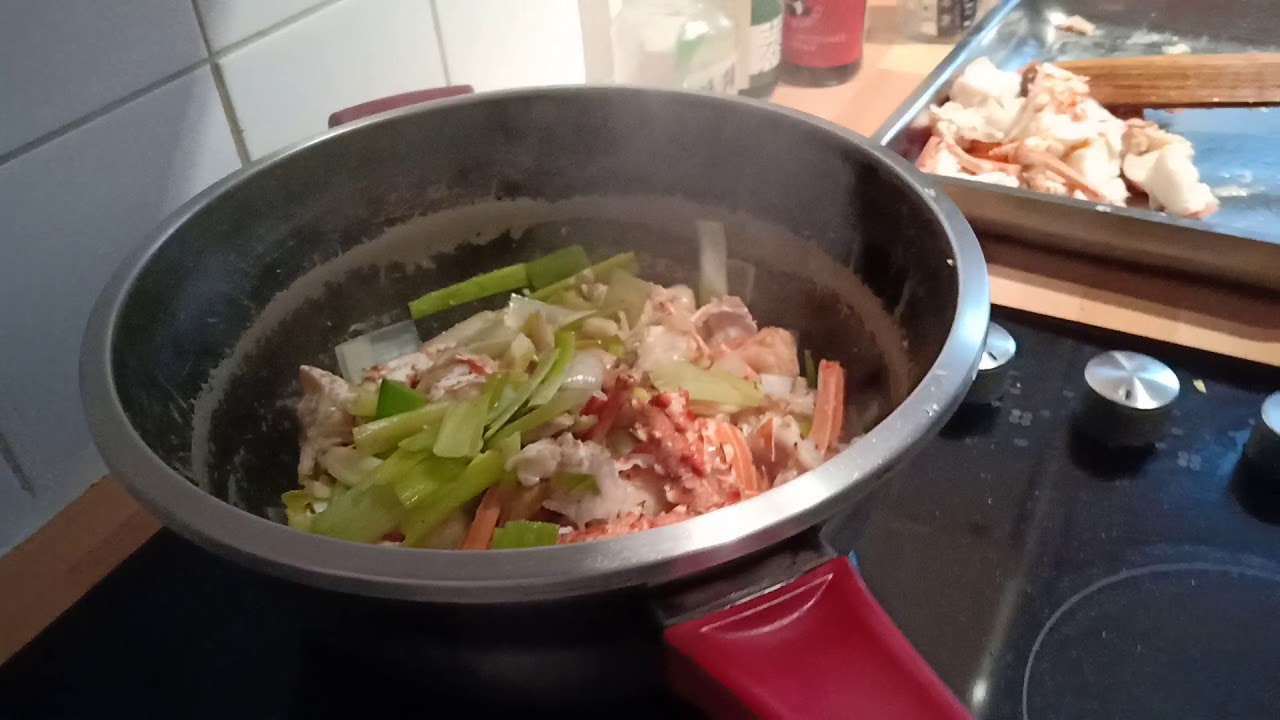 ❤️❤️❤️Comment faire un plat de langouste avec sauce 🥗🥗🥗