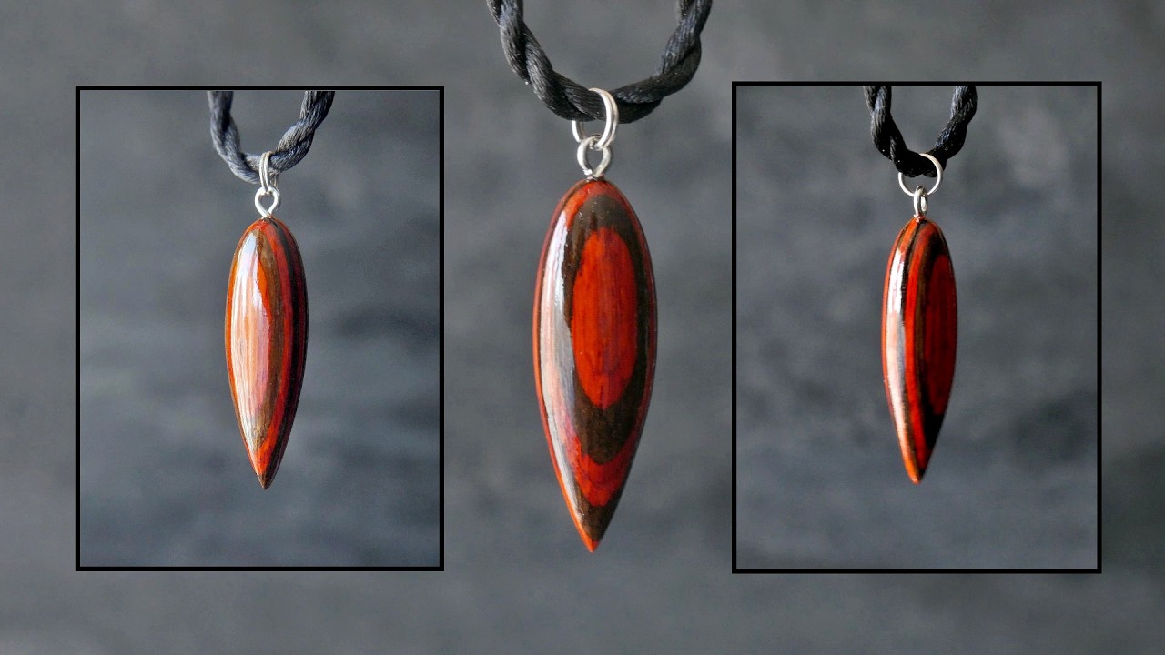 How to make a wooden necklace in Dark Colors