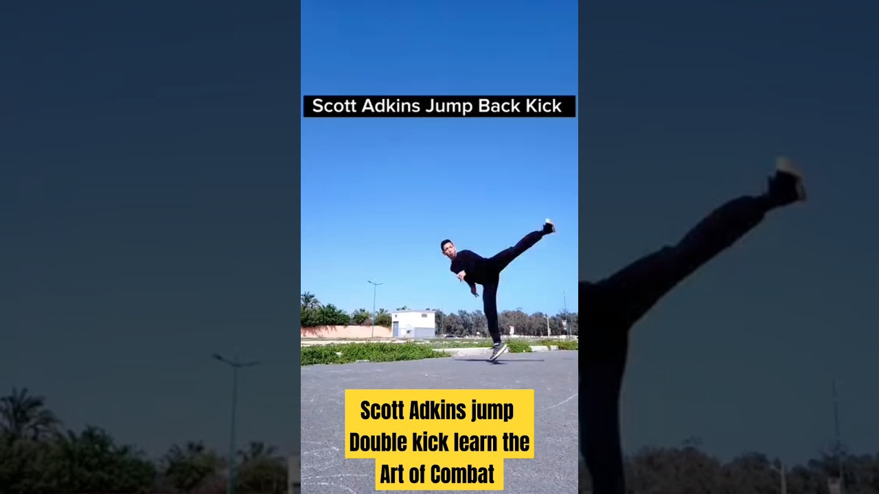 SCOTT ADKINS SMOVEN DOUBLE JUMP BACK KICK 🦶
