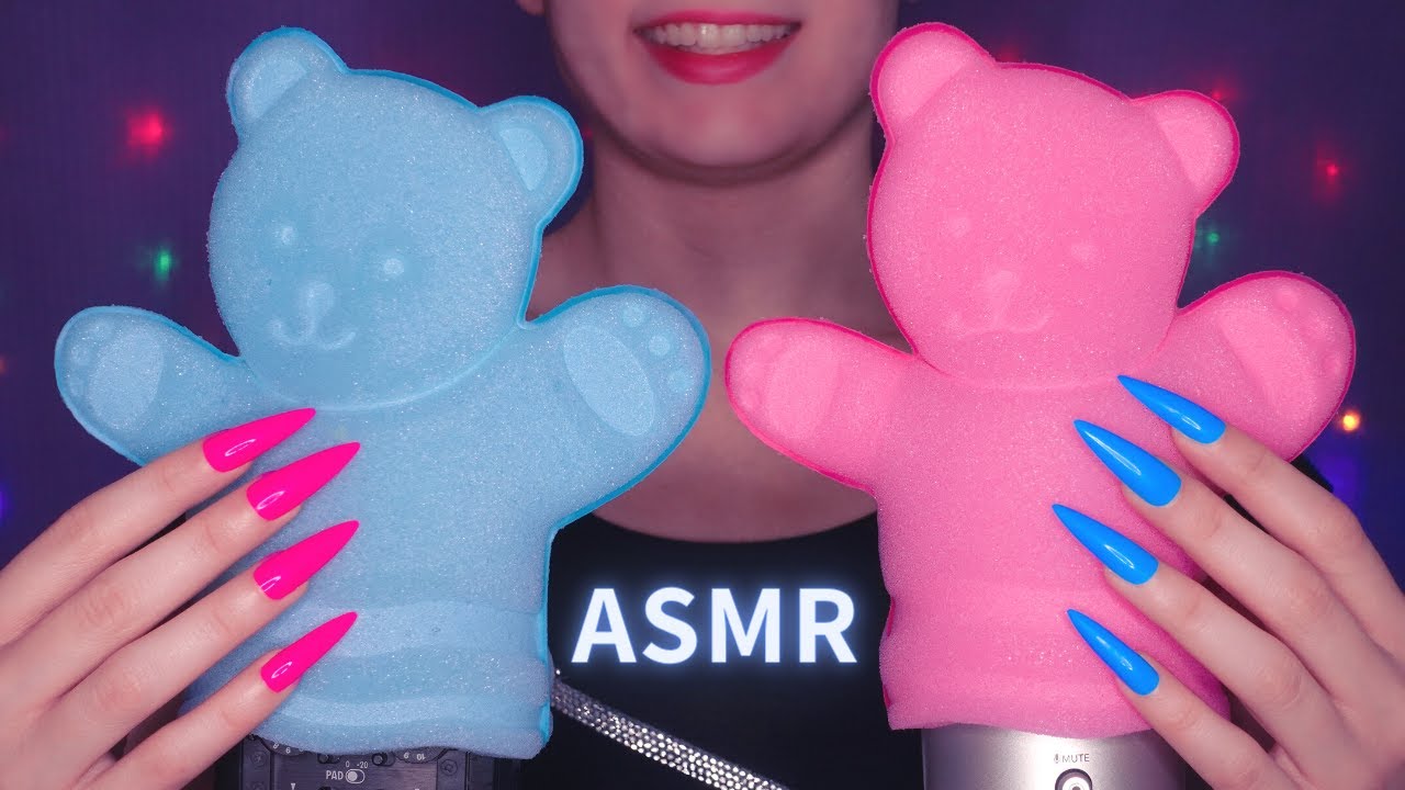 ASMR Mic Scratching - Brain Scratching with Long Nails 😴 BRAIN MELTING! No Talking for Sleep -1 HOUR