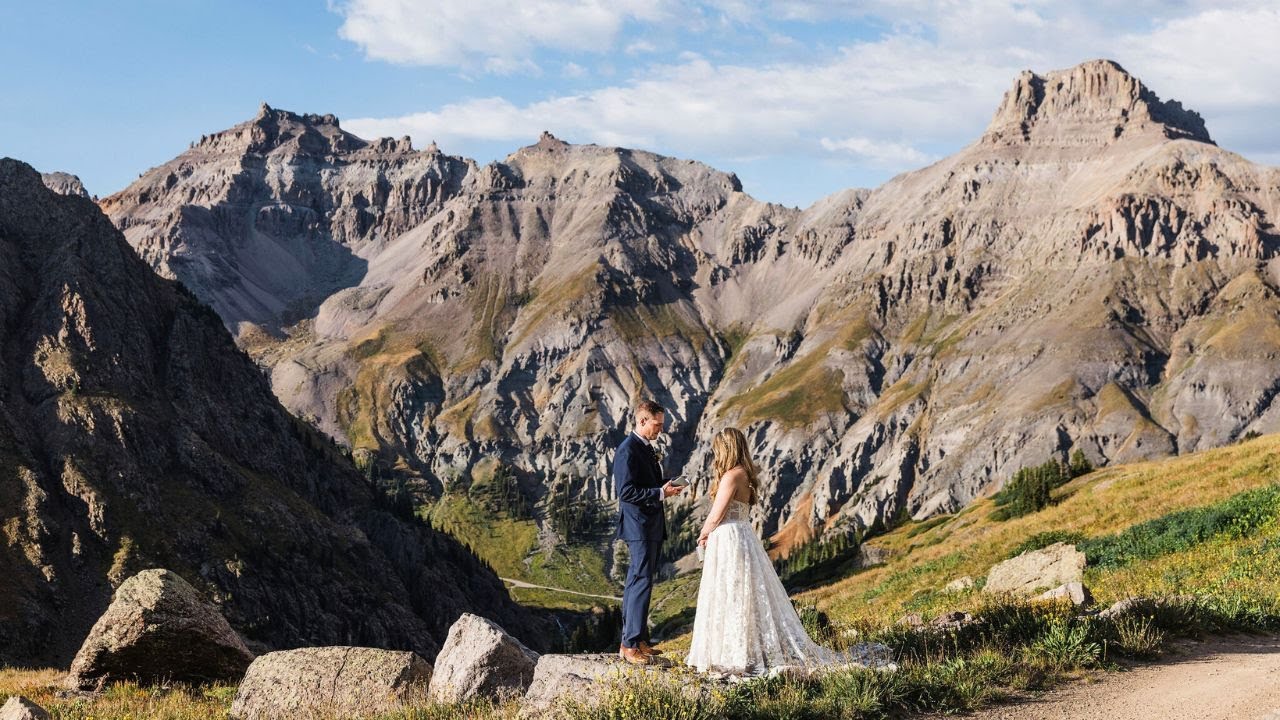 Sunset Off-Road Elopement in Colorado's San Juan Mountains
