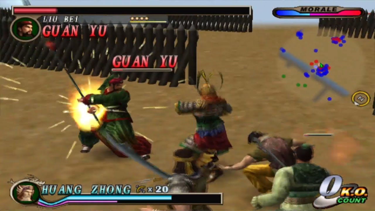 Dynasty Warriors 2 - Fastest way to level - HD - 60 FPS