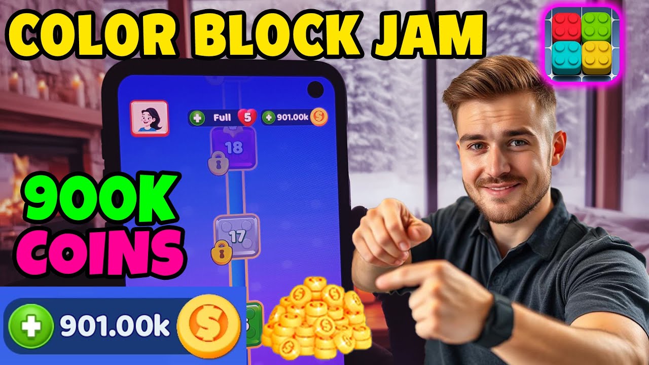 Color Block Jam Hack - How to Get Unlimited Free Coins in Color Block Jam (iOS & Android)