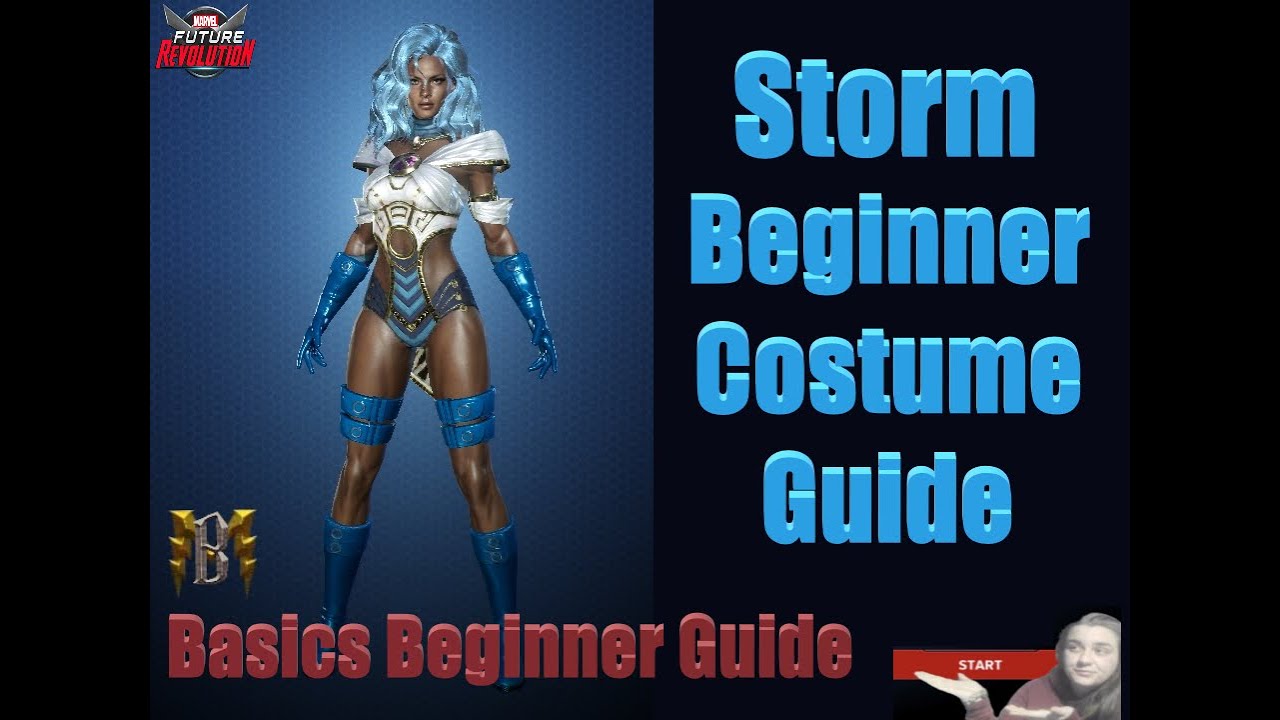 Storm Costume Beginner Guide; BBG - Marvel Future Revolution