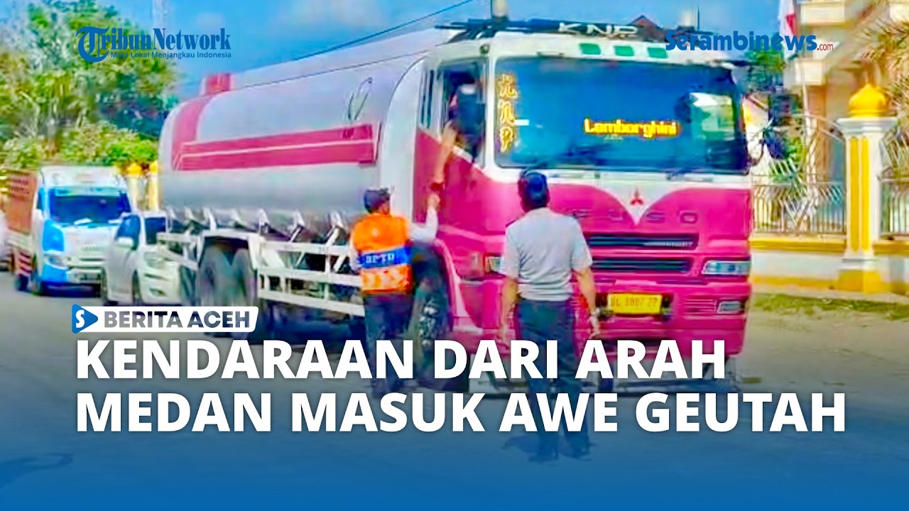 Kendaraan dari Arah Medan Dialihkan ke Jembatan Awe Geutah