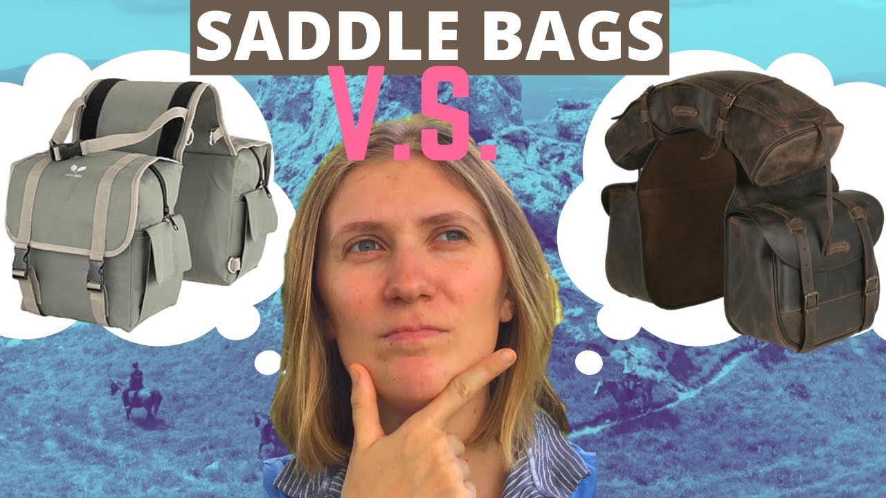 Saddle Bags Review: Leather Saddle Bags or Cheap Saddle Bags? | Horse Channel *Horse Vlog*