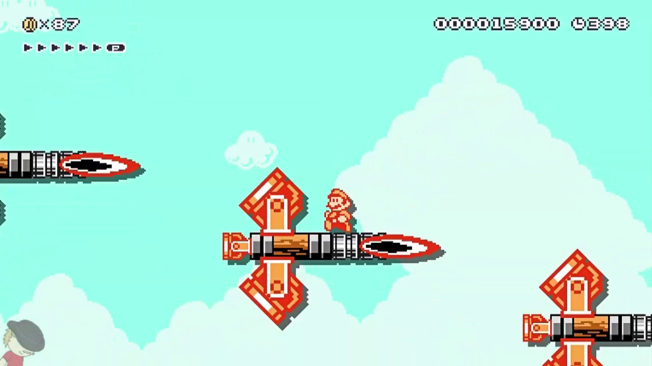 Mario Maker 2 - Jr. & Boom Boom's Air Fortress