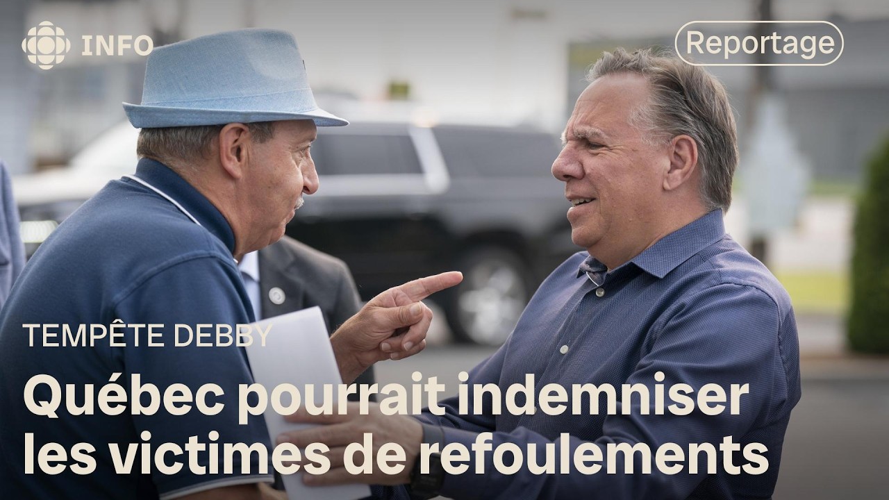 François Legault veut élargir l'aide aux sinistrés de la tempête Debby