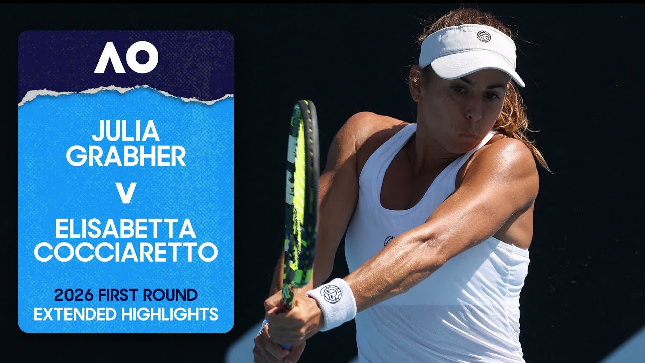 Julia Grabher v Elisabetta Cocciaretto Extended Highlights | Australian Open 2026 First Round