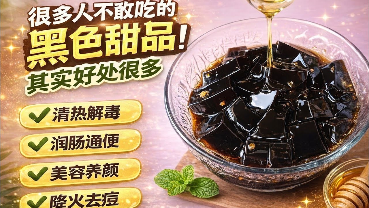 夏天最好的清凉解暑龟苓膏 广东人爱吃的养生甜品