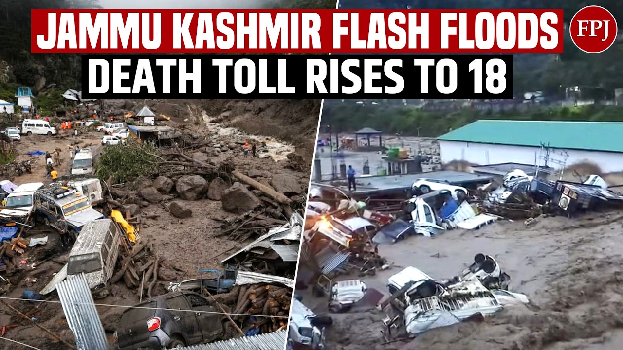 Cloudbursts Devastate Jammu & Kashmir: 18 Dead, Homes Buried, Vehicles Swept Away In Floods
