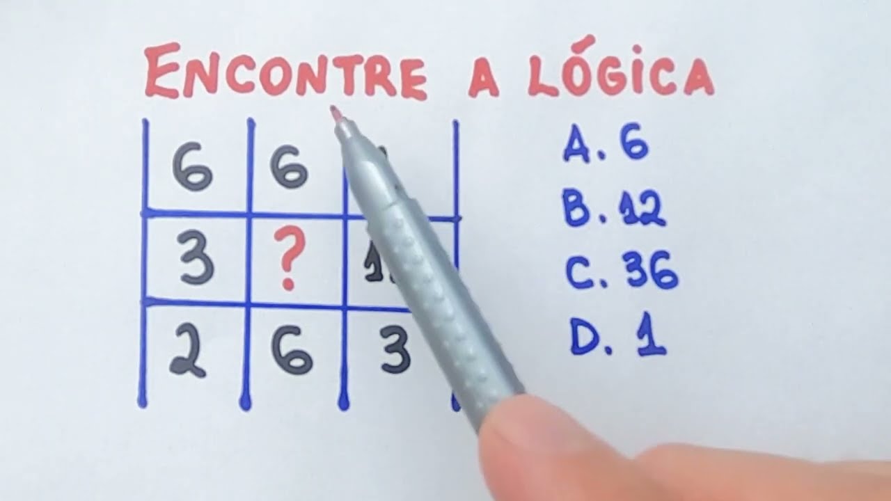 😱A MAIORIA ACERTA ESSA QUESTÃO! Raciocínio Lógico! MATEMÁTICA BÁSICA🚀