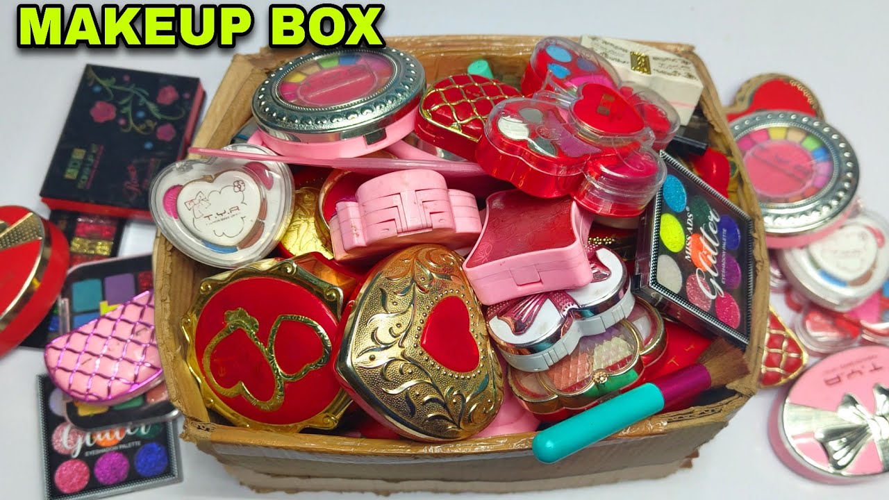 Unboxing Big Makeup Box Kits, Barbie Makeup Kit, Makeup box Collection,Free Gifts,Makeup Gifts 17/12