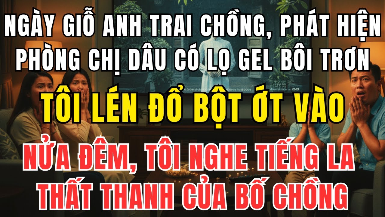 Phát Hiện Lọ Gel Phòng Chị Dâu – Tôi Lén Đổ Bột Ớt Và Nửa Đêm Nghe Tiếng La Từ Phòng Bố Chồng
