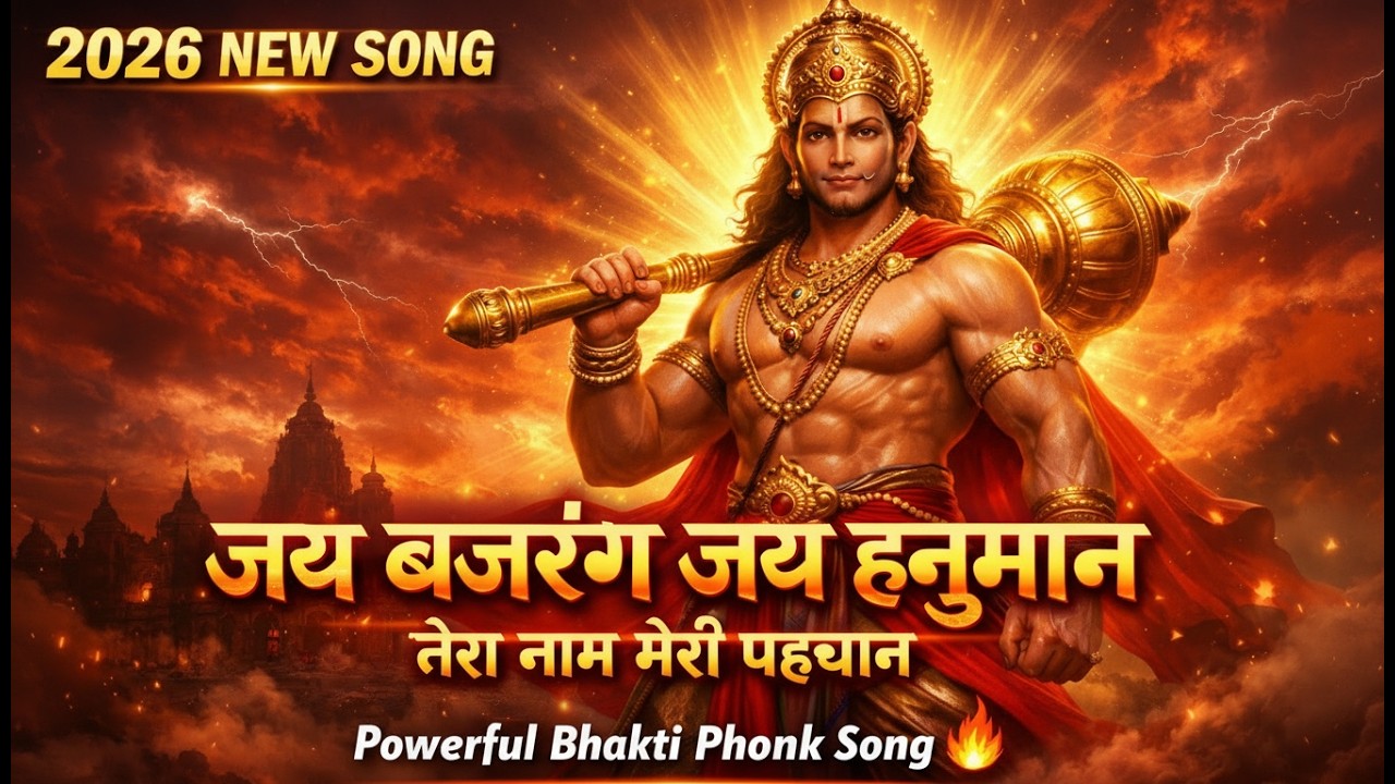 जय बजरंग जय हनुमान 🔥 | Powerful Bhakti Phonk Song 2026 🔥 | हनुमान जी का नया भक्ति गीत