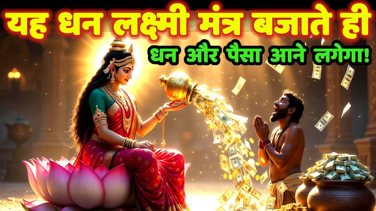 धन 💰 दौलत 💸 पैसा से आपका घर भर जाएगा! लक्ष्मी मंत्र बजा दो! Dhan Prapti Mantra | Laxmi Mantra
