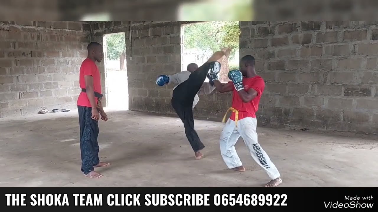 FIGHTING MASTER JIFUNZE NAMNA YA KUBLOCK NA KUSHAMBULIA PAPO HAPO (COUNTERATTACK)THE SHOKA TEAM