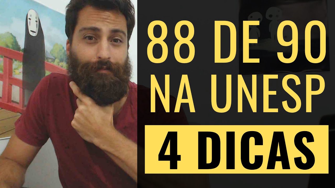 UNESP Destru&iacute;da: COMO IR BEM EM PROVA TESTE!