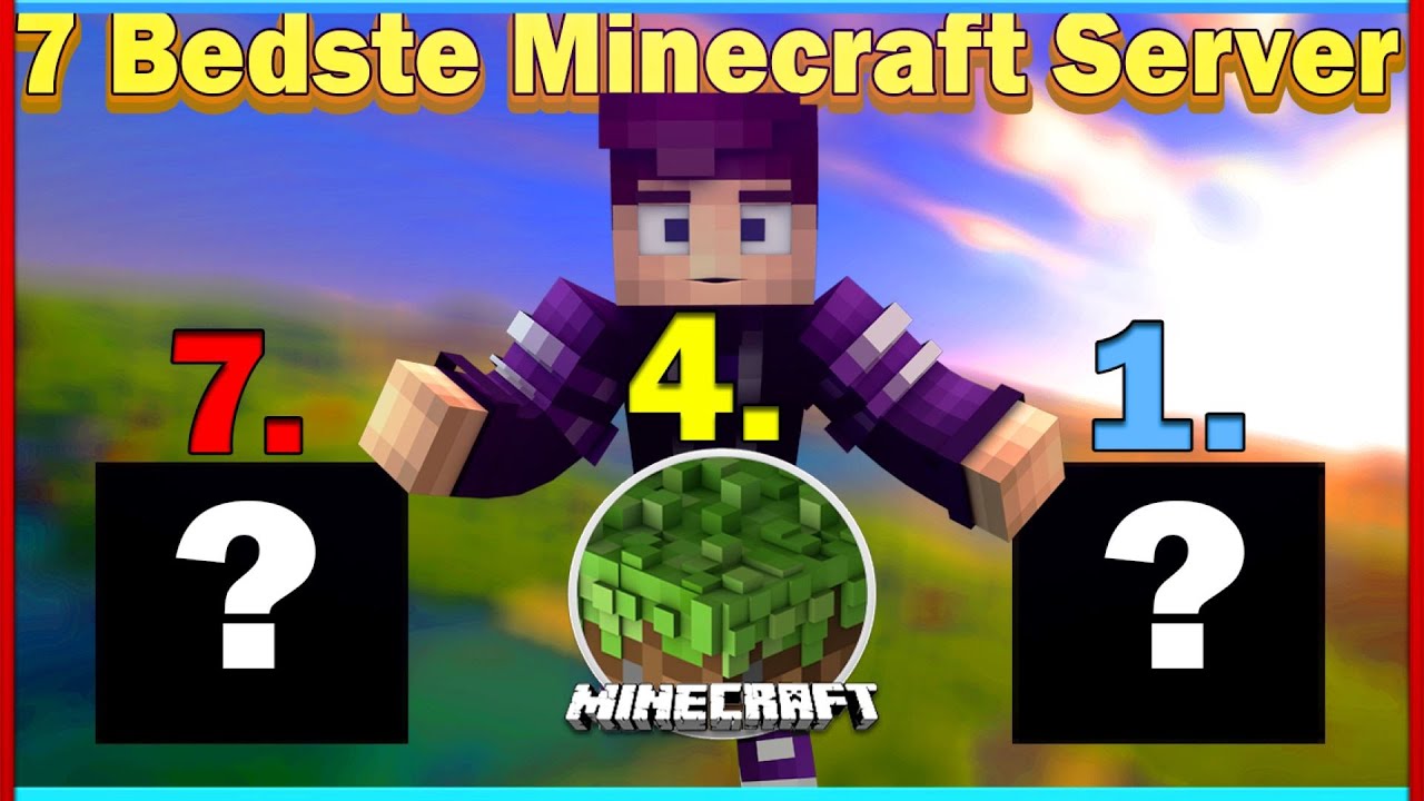 7 BEDSTE MINECRAFT SERVER I VERDEN!  -  2021  -  Dansk Minecraft