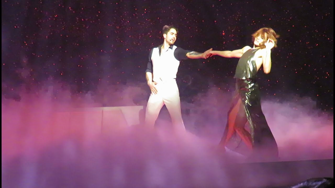 Fauve Hautot 💃 Nicolas Archambault How Deep Is Your Love Saturday Night Fever @ Palais Des Sports
