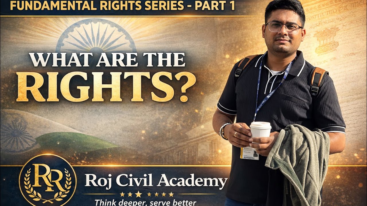 “Fundamental Rights for UPSC CSE | Origin to Current Affairs | By Roj Sir (Roj Civil Academy)”