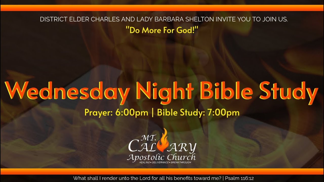 Bible Study: “Building a Strong Foundation”