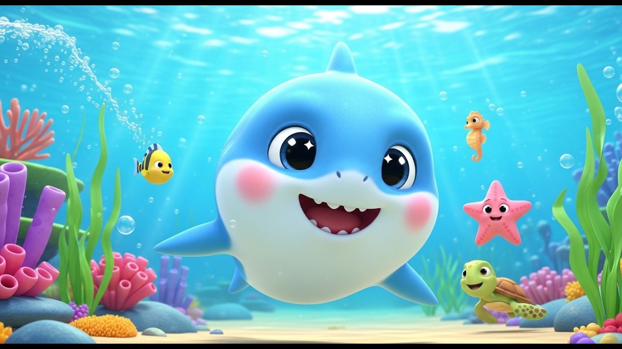 Baby Shark’s First Day Exploring the Big Ocean 🦈🌊 | Sea Friends Adventure Song for Kids 🐠