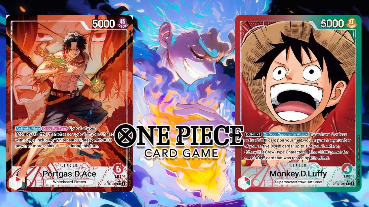 [OP16] Эйс против RG Луффи | Карточная игра One Piece
