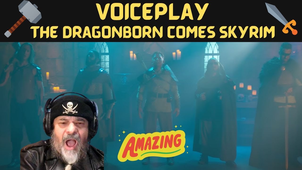 Metal Dude * Musician (REACTION) - The Dragonborn Comes Skyrim VoicePlay feat. Omar Cardona