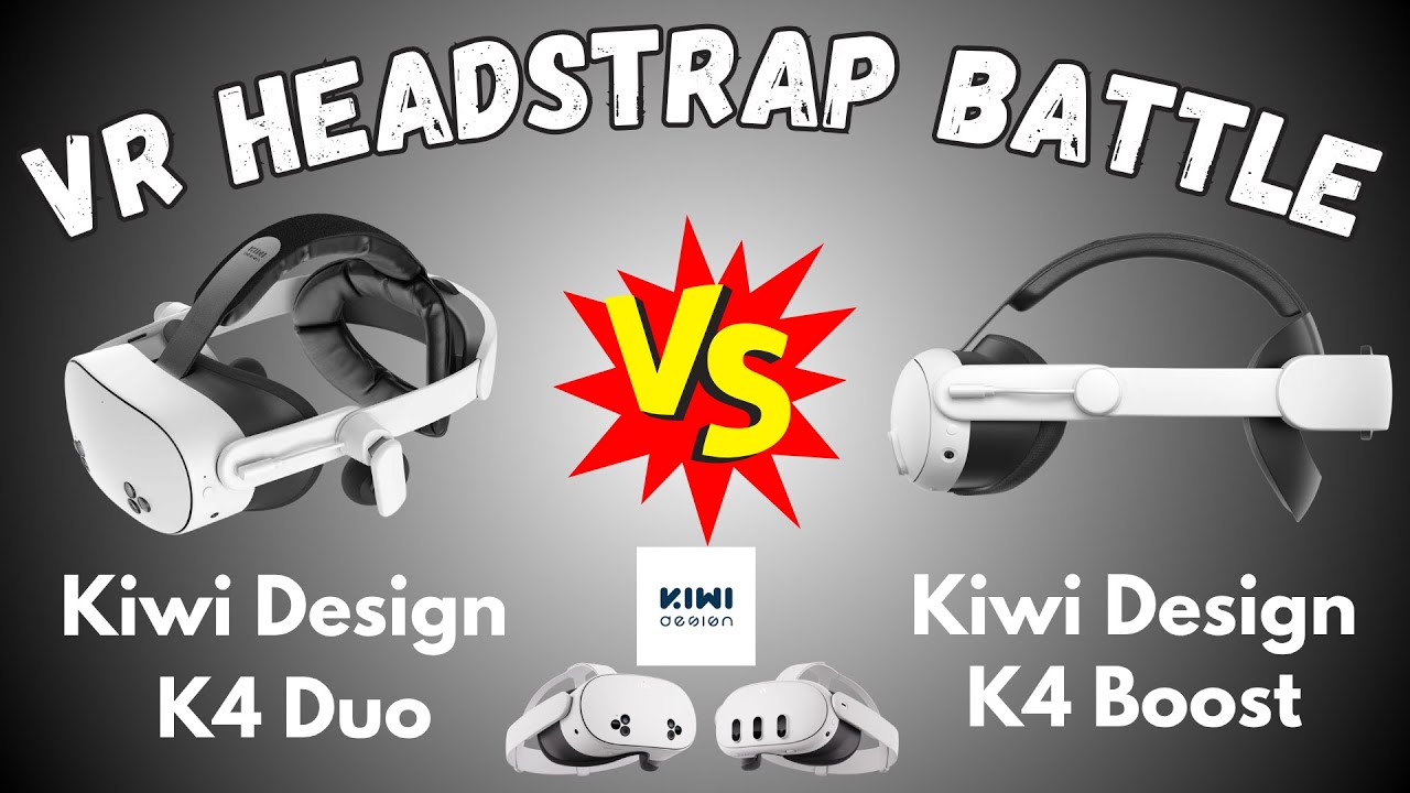 Kiwi Design K4 Boost против K4 Duo — сравнение головных ремешков для Meta Quest 3 и 3s