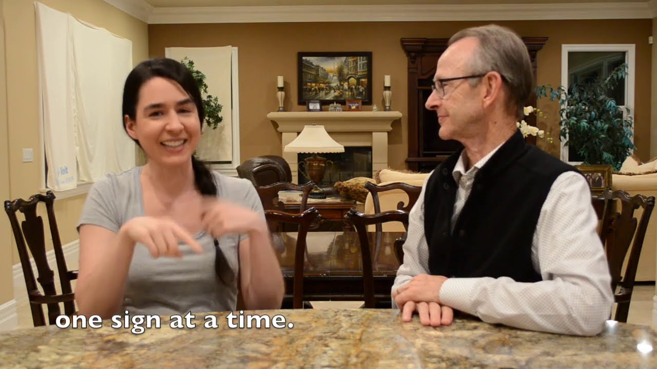 Why I Rarely Correct My Dad’s Signing - How To Sign Pronouns He She They Him Her Them