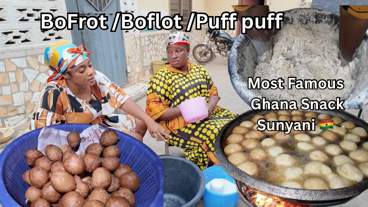 Authentic GHANA Party BOFROT | TOOGBEI | PUFF PUFF recipe easy way of making it