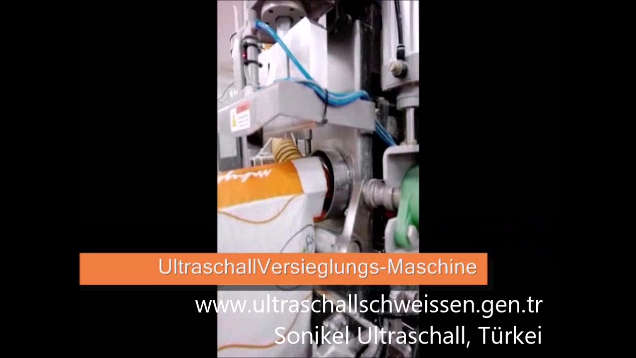 Ultraschall Ventilbeutel  Versieglungs Maschine