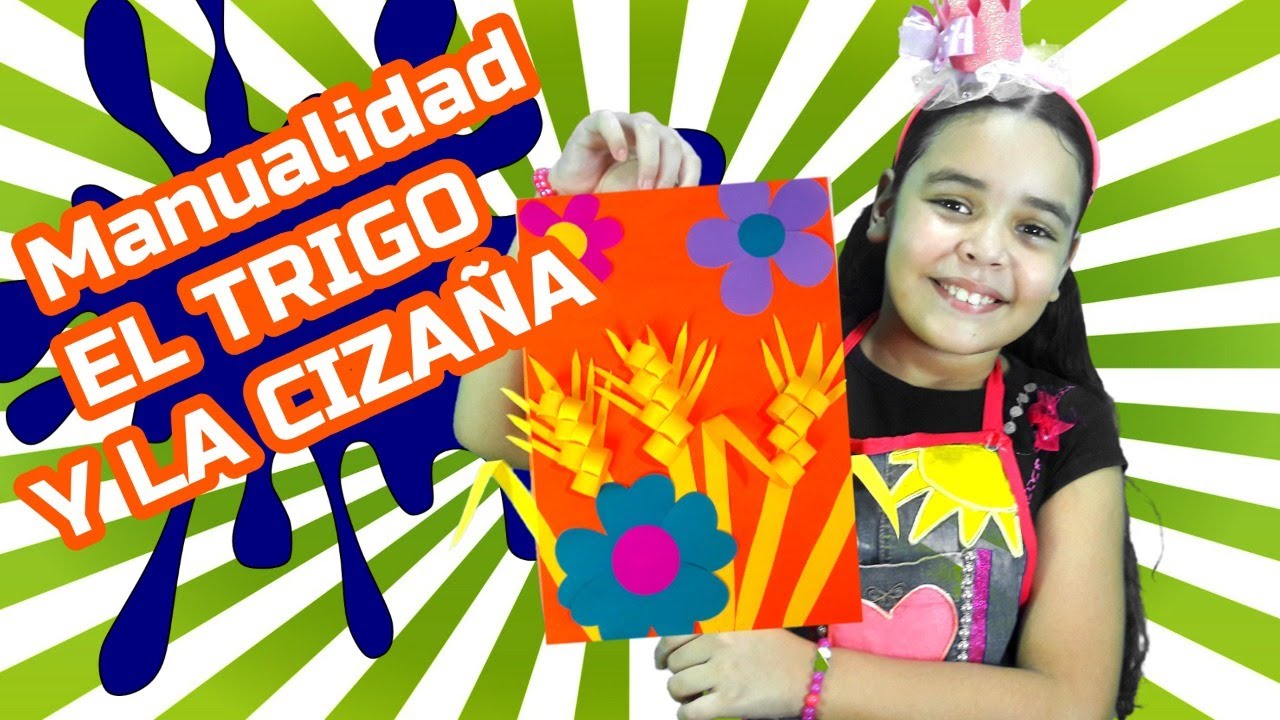 MANUALIDAD DE LA PARÁBOLA EL TRIGO Y LA CIZAÑA