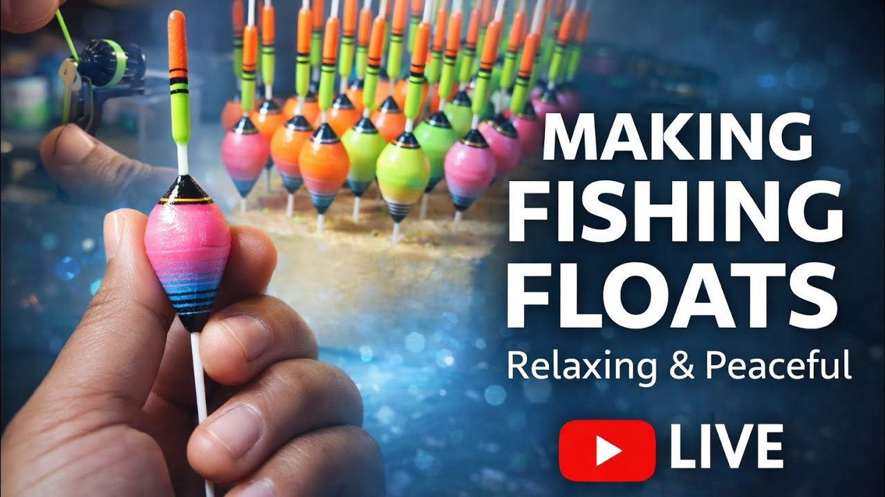 Relaxing Fishing Float Making Live | Calm & Peaceful ASMR