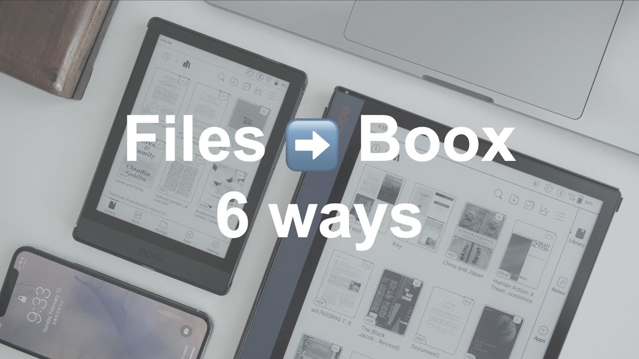 6 способов перенести файлы на устройство Boox
