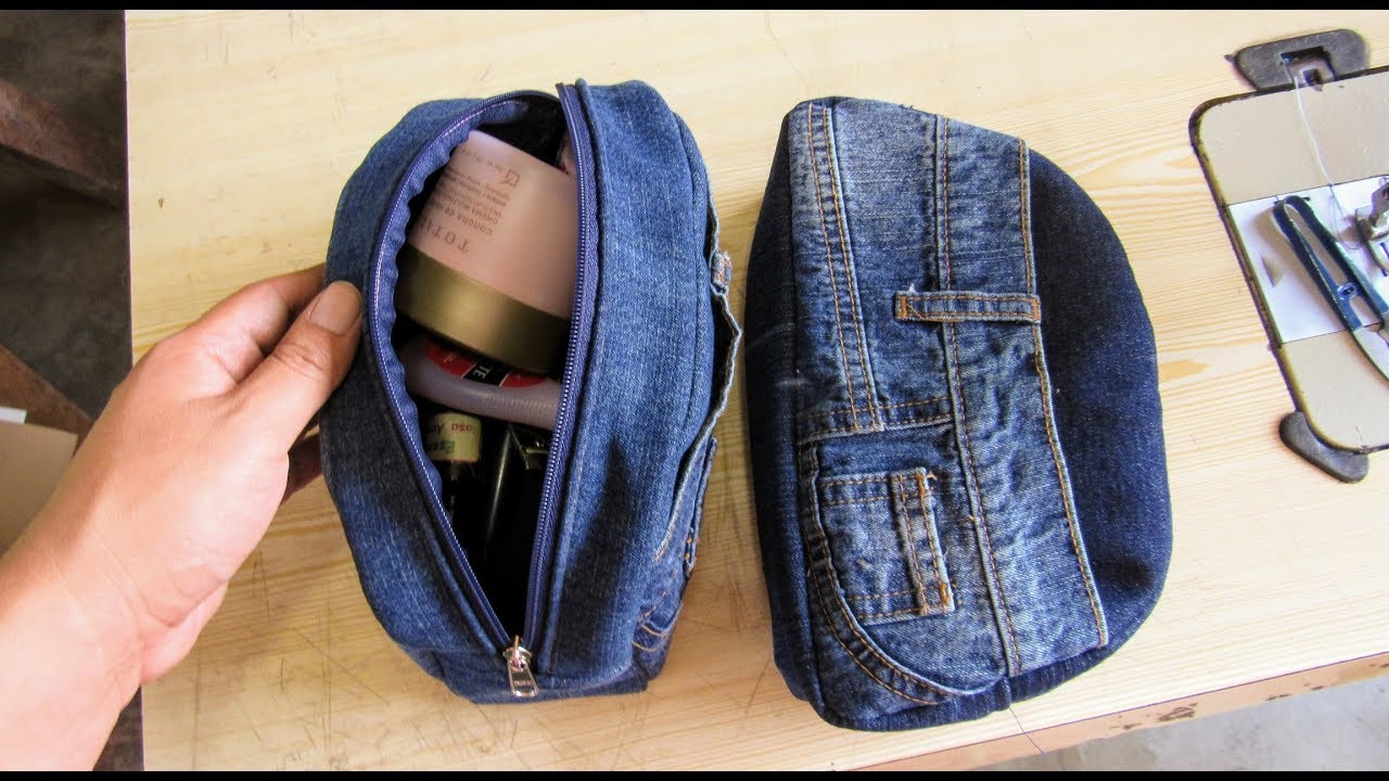 Reciclaje de Jeans: Neceser Portacosméticos
